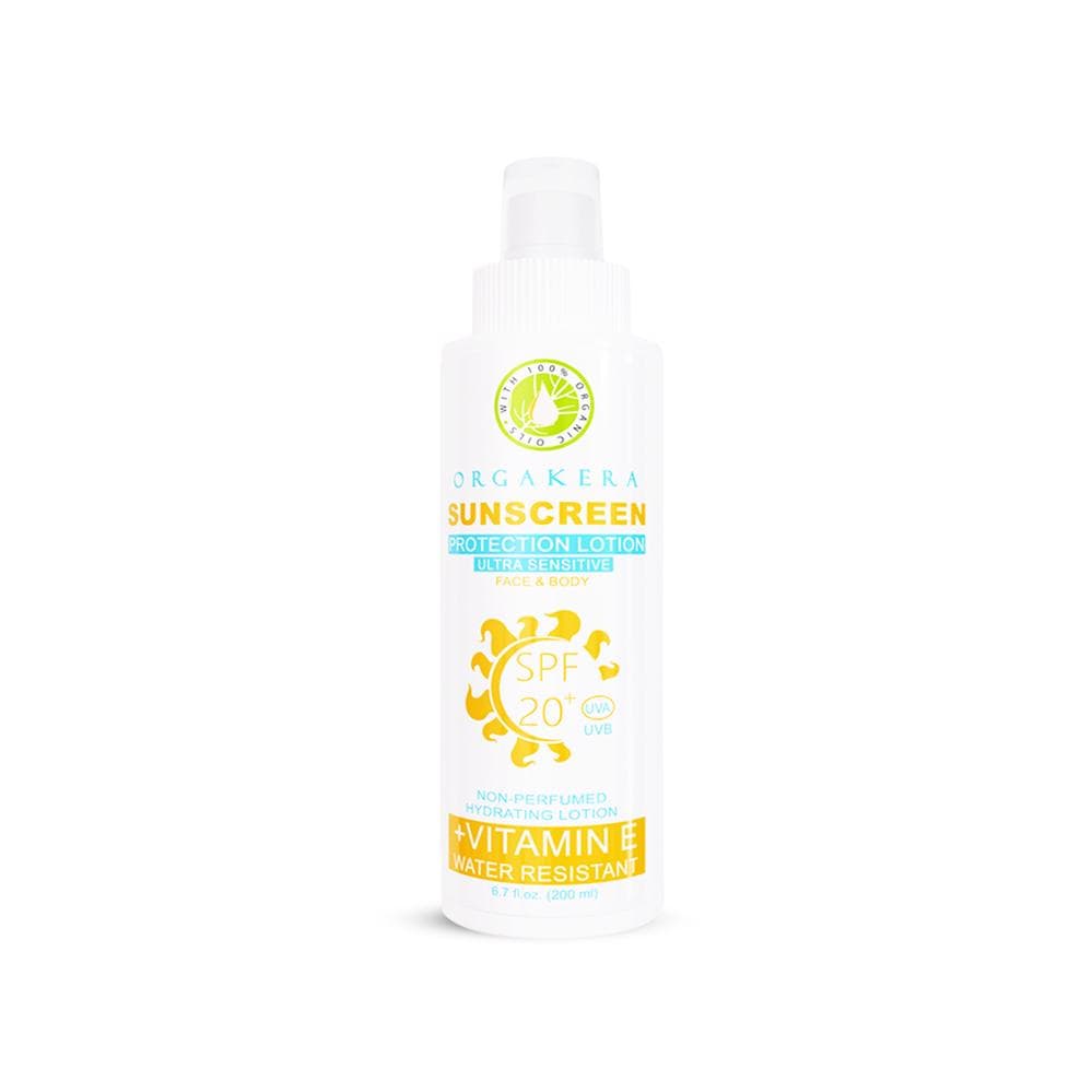 Orgakera sunscreen protection lotion spf20